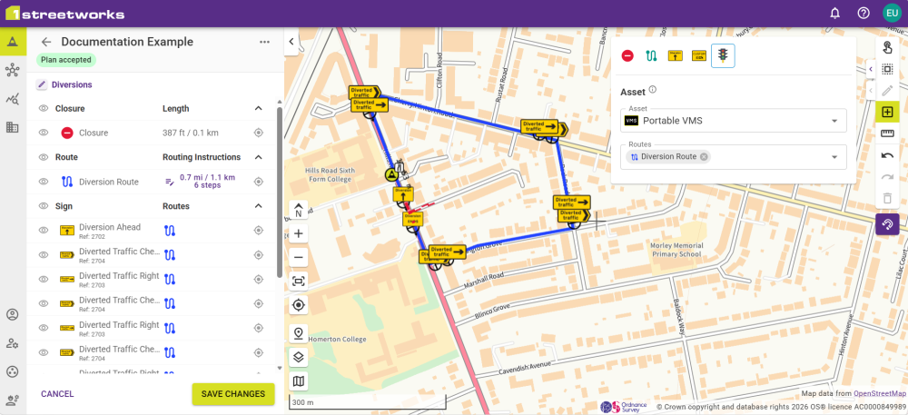 An example of a Diversion