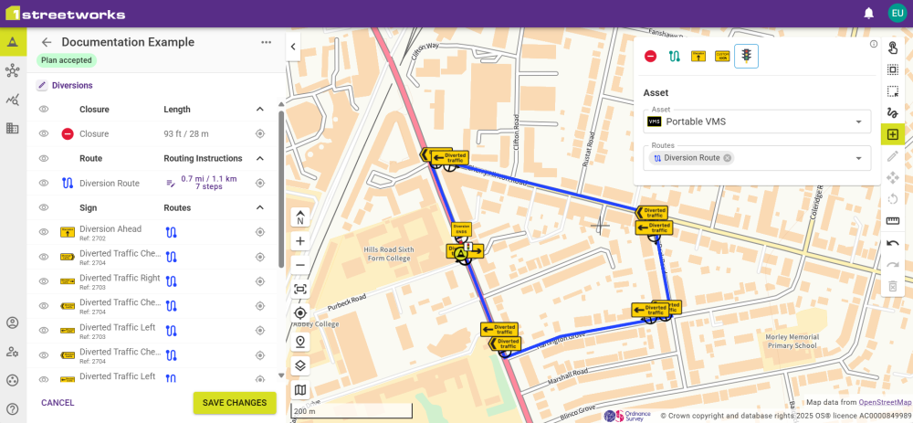 An example of a Diversion
