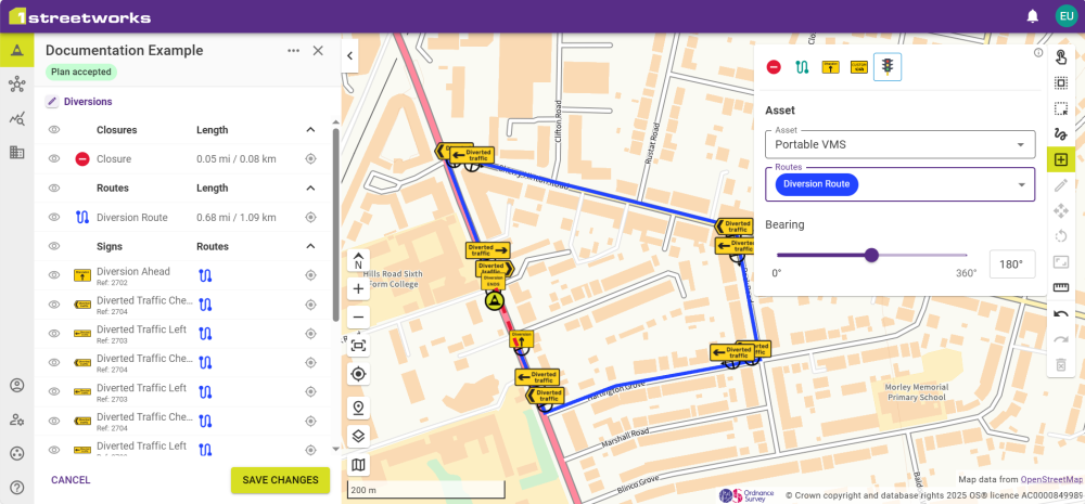 An example of a Diversion