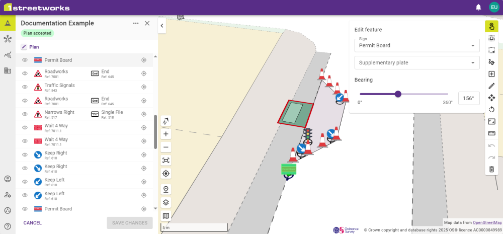 Adjusting a Features bearing in Perspective view