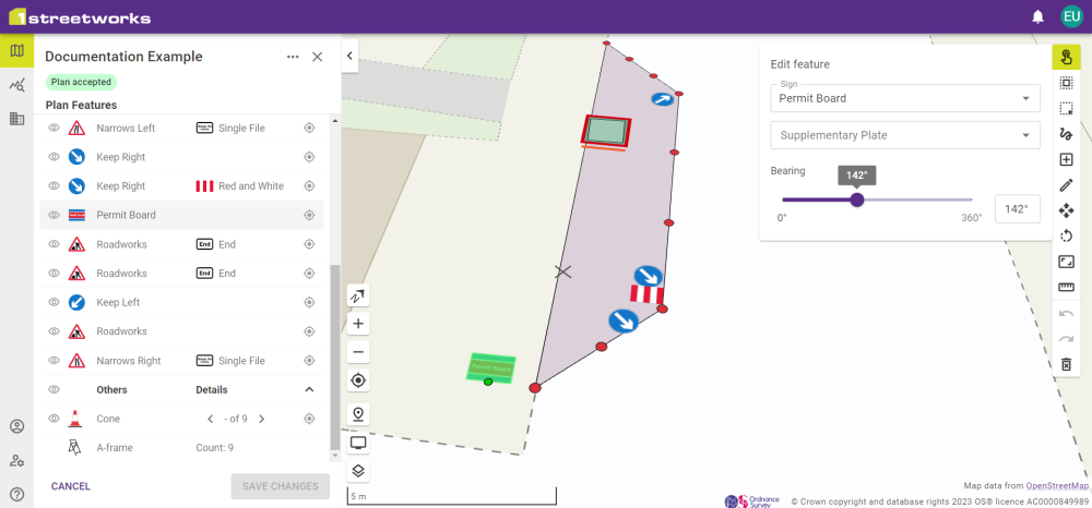 Adjusting a Features bearing in Perspective view