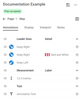 PDF Annotations tab