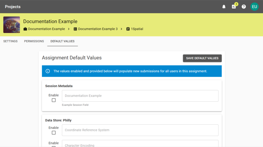 Permissions tab showing a filtered user to be added to the project.