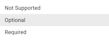 Upload options for a Data Store.
