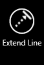Extend Line icon
