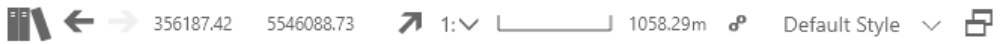 The 1Edit Status Bar with the bookmark icon on it.