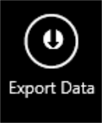 The Export Data icon.