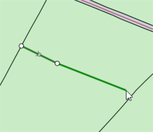 The Line being extended.