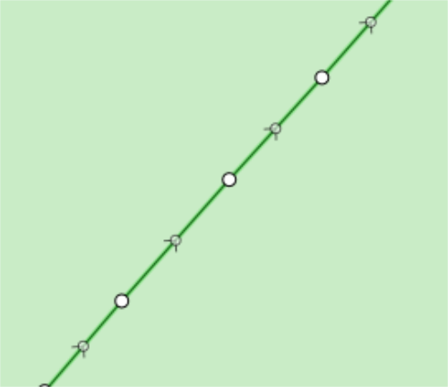 The line to be reversed.