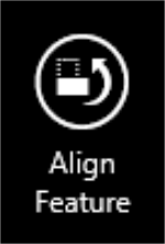 The Align Feature icon.