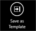 Save as Template icon.