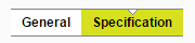 The Rule Discover tabs: General and Specification