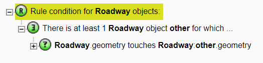 A rule applied to the Roadway superclass which contains a-roads, b-roads and motorways.