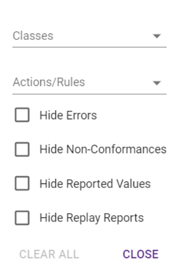 Task Report Filters