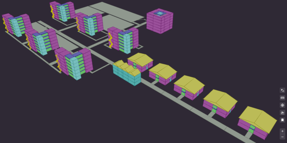 3D data represented in the Map Viewer