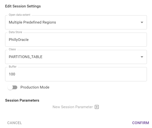 A screenshot showing a task set up for multiple partitions.