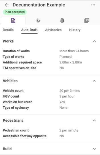 Auto-draft  tab