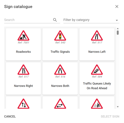 The Sign Catalogue