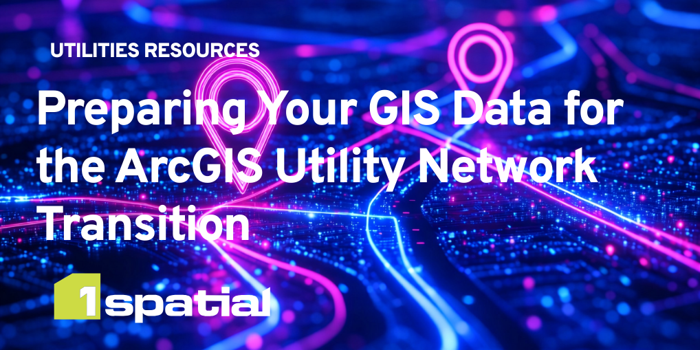 Preparing GIS Data for the ArcGIS Utility Network Transition | 1Spatial