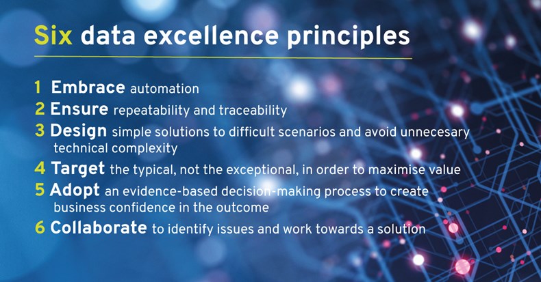 Six Data Quality Excellence Principles